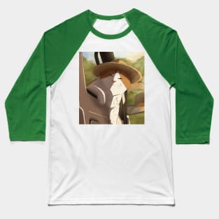 Wise Farmer Cat Baseball T-Shirt